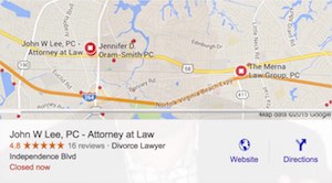 Local Search Results for Law Firms